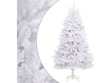 Umělý sklápěcí vánoční stromek se stojanem 180 cm [357786] (Barva Bílá)