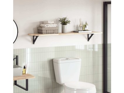 Stolní deska obdélníková 120 x 30 x 2 cm masivní akáciové dřevo [4008741] (Barva Přírodní)