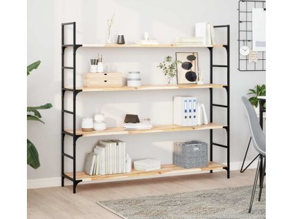 Plovoucí police 120 x 30 x 2 cm olejované akáciové dřevo [3279539] (Barva S olejovou povrchovou úpravou)