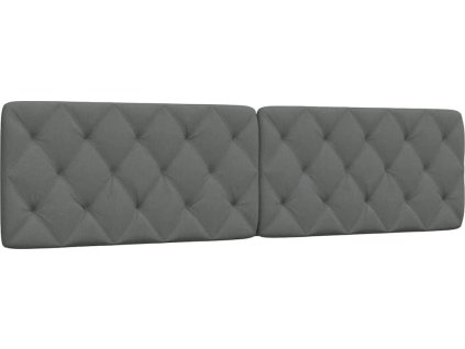 Polštář na čelo postele 200 cm textil [4019241] (Barva Tmavě šedá)