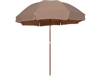 Zahradní slunečník s ocelovou tyčí 300 cm [47803] (Barva Taupe)