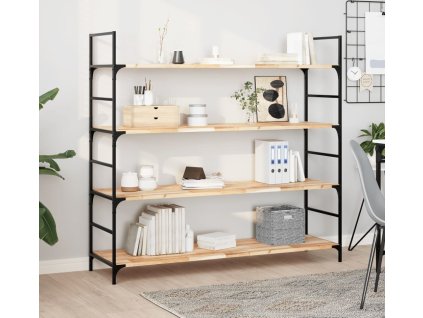 Plovoucí police 3 ks 160 x 40 x 2 cm olejované akáciové dřevo [3279413] (Barva Přírodní)