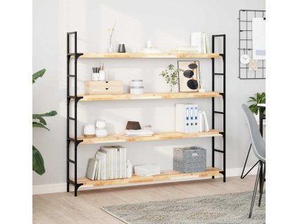 Plovoucí police 140 x 20 x 4 cm olejované akáciové dřevo [3279435] (Barva Přírodní)