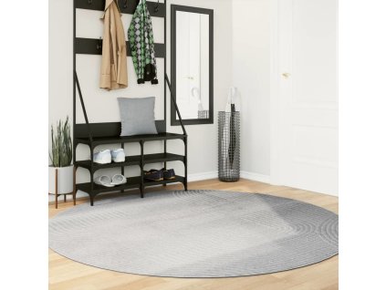 Koberec IZA krátký vlas skandinávský vzhled Ø 200 cm [375461] (Barva Šedá)