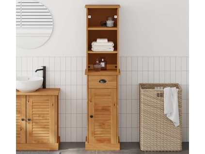 Sada koupelnového nábytku VIGO 2 pcs Hnědá a medově hnědá [3328535]