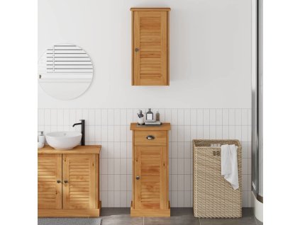Sada koupelnového nábytku VIGO 2 pcs Hnědá a medově hnědá [3328537]