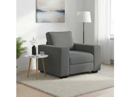 Rozkládací křeslo 100x77x82 cm látka [4105147] (Barva Tmavě šedá)