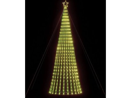 LED vánoční stromek 1028 ch LED diod 403 cm [4016400] (Barva Teplá bílá)