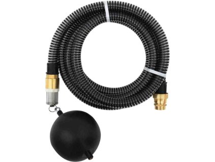 Sací hadice s mosaznými konektory 1,1" 7 m PVC [151061] (Barva Černá)