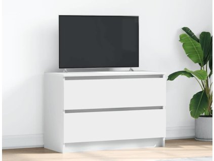 TV skříňka 80x35x54 cm kompozitní dřevo [861787] (Barva Bílá)