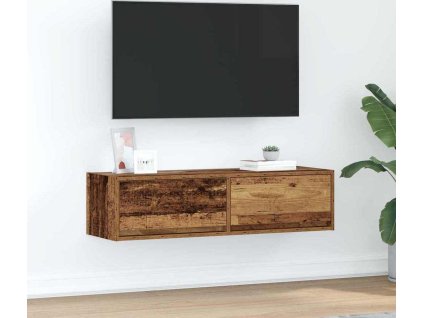 Televizní skříň Staré dřevo 100 x 31 x 25.5 cm Kompozitní dřevo [861533]