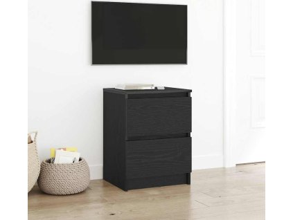 TV skříňka 40x35x54 cm kompozitní dřevo [861770] (Barva Černá)