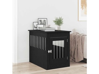 Psí bouda a koncový stolek 55x80x68 cm kompozit [862176] (Barva Černý dub)