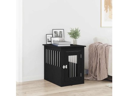 Psí bouda a koncový stolek 45 x 62 x 59 cm kompozit [862174] (Barva Černý dub)