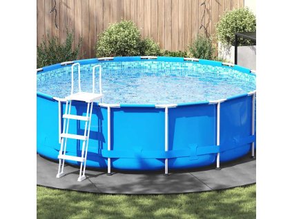 Podložka pod bazén Ø500 cm polyesterová geotextilie [94221] (Barva Světle šedá)