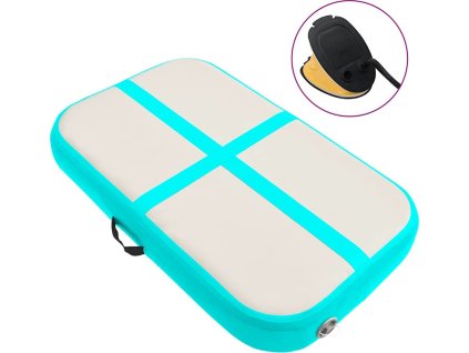 Nafukovací žíněnka s pumpou 60 x 100 x 15 cm PVC [92654] (Barva Zelená)