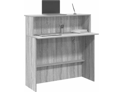 Recepční stůl 100x50x103,5 cm kompozitní dřevo [859029] (Barva Šedá sonoma)