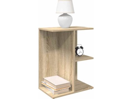 Noční stolky 2 ks 46,5x29x61 cm kompozitní dřevo [858655] (Barva dub sonoma)