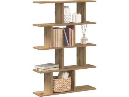 Nástěnná police 12 přihrádek kompozitní dřevo [860013] (Barva Bílá)