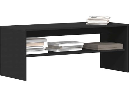 TV skříňka 100 x 40 x 40 cm kompozitní dřevo [862402] (Barva Černá)