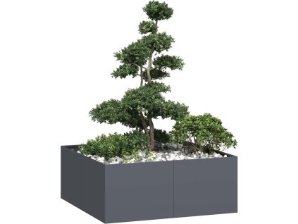 Truhlík 100x100x40 cm [860817] (Barva Antracitová)