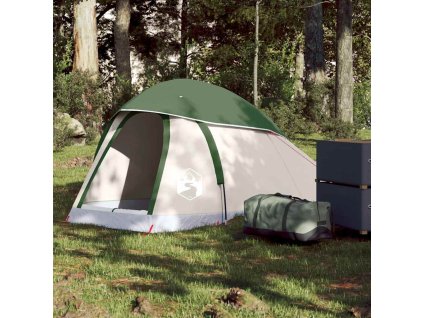 Kempingový stan kopule pro 1 osobu a oranžový nepromokavý [94788] (Barva Zelená)