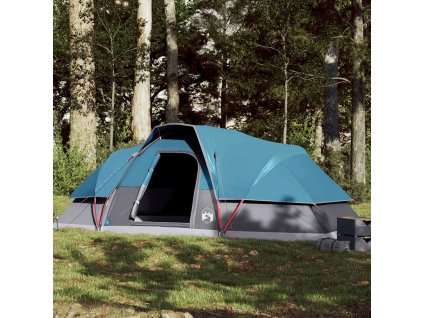 Rodinný stan kopule pro 9 osob nepromokavý [94564] (Barva Modrá)