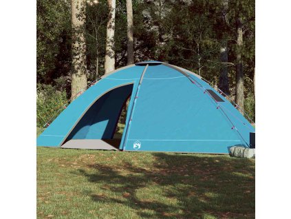 Kempingový stan pro 8 osob nepromokavý [94717] (Barva Modrá)