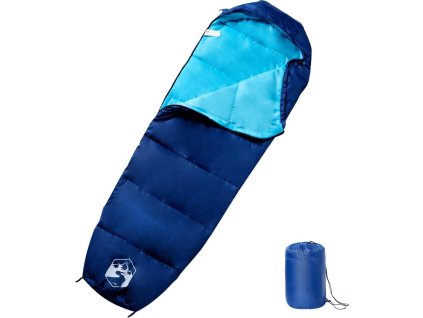 Spací pytel mumie pro dospělé 3 roční období [94515] (Barva námořnická a modrá)