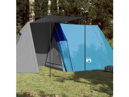 Kempingový stan pro 3 osoby nepromokavý [94366] (Barva Modrá)