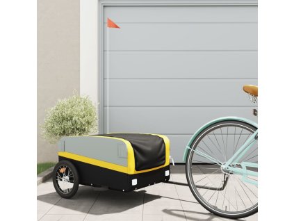 Vozík za kolo 45 kg železo [94043] (Barva Žlutá)