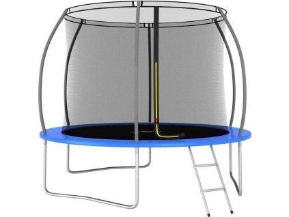 Trampolína s příslušenstvím kulatá 305 x 76 cm 150 kg [92454] (Barva Modrá)