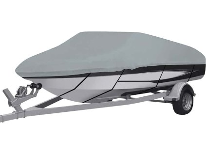 Krycí plachta na člun 440x180x40 cm [93218] (Barva Šedá)