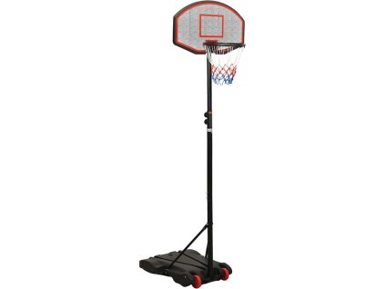 Basketbalový koš 216–250 cm polyethylen [93656] (Barva Černá)