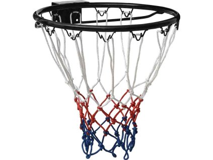 Basketbalová obroučka 39 cm ocel [93661] (Barva Černá)
