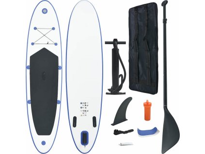 Stand Up Paddleboard SUP nafukovací červenobílý [90633] (Barva Modrá)