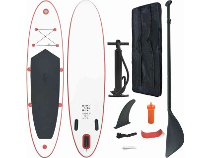 Nafukovací SUP paddleboard černo-bílý [92203] (Barva Červená)