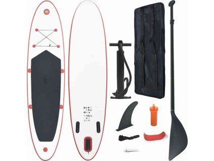 Nafukovací Stand Up Paddleboard (SUP) modrobílý [92201] (Barva Červená)