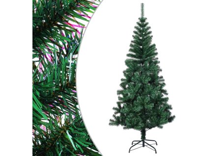 Umělý vánoční stromek s duhovým jehličím 210 cm PVC [344641] (Barva Zelená)