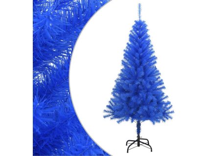 Umělý vánoční stromek se stojanem 150 cm PVC [321003] (Barva Modrá)