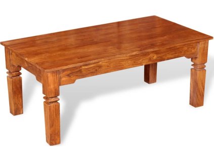 Konferenční stolek, akáciové dřevo 110x60x45 cm [244047] (Barva Tmavě hnědá)