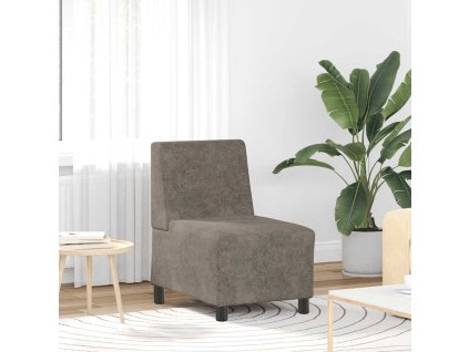 Modulová sedačka bez opěradel 55 x 74 x 82 cm [4108510] (Barva Tmavě šedá)