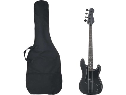 Elektrická baskytara pro začátečníky s obalem 4/4 46" [70185] (Barva Černá)