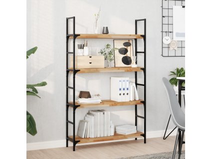 Plovoucí police 100 x 20 x 4 cm neošetřené akáciové dřevo [3279587] (Barva S olejovou povrchovou úpravou)