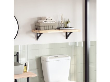 Stolní deska 80 x 30 x 4 cm obdélníková masivní akáciové dřevo [4008841] (Barva S olejovou povrchovou úpravou)