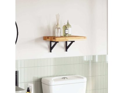 Stolní deska 60 x 30 x 4 cm obdélníková masivní akáciové dřevo [4008772] (Barva Přírodní)