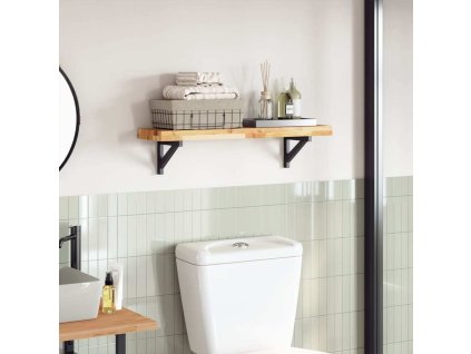 Stolní deska 80 x 20 x 4 cm obdélníková masivní akáciové dřevo [4008834] (Barva S olejovou povrchovou úpravou)