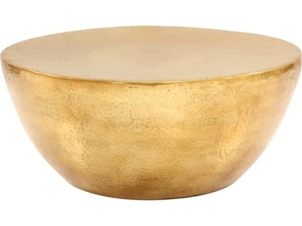 Konferenční stolek 70 x 30 cm tlučený hliník [246508] (Barva Mosaz)