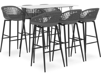 7dílný barový set [3057419] (Barva Bílo-šedá)