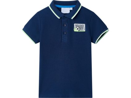 Dětská polokošile tmavě 140 [12443] (Barva Námořnická modř)